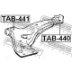 TAB-440<br />FEBEST<br />Подвеска, рычаг независимой подвески колеса