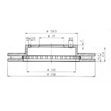 BDC3951 QUINTON HAZELL Тормозной диск