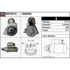 DRS3615 DELCO REMY Стартер