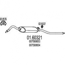 01.60321 MTS Глушитель выхлопных газов конечный