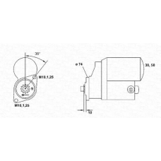 943254075010 MAGNETI MARELLI Стартер