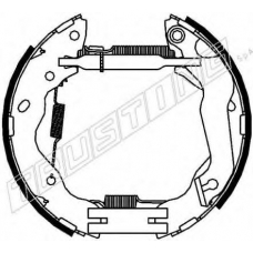6346 TRUSTING Комплект тормозных колодок