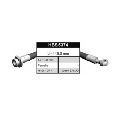 HBS5374 QUINTON HAZELL Тормозной шланг