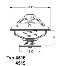 4519.95D WAHLER Термостат, охлаждающая жидкость