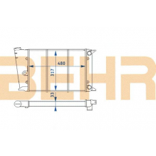 2110269 BEHR Radiator