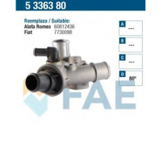 5336380 FAE Термостат, охлаждающая жидкость