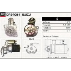 DRS4091 DELCO REMY Стартер