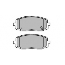 ASN-2235 AISIN Комплект тормозных колодок, дисковый тормоз