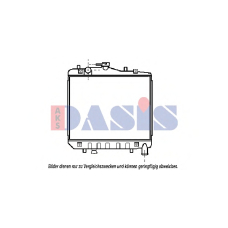 510013N AKS DASIS Радиатор, охлаждение двигателя