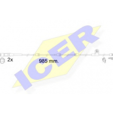 610621 E C ICER Сигнализатор, износ тормозных колодок