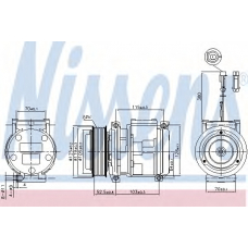 89355 NISSENS Компрессор, кондиционер