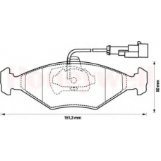 573109B BENDIX Комплект тормозных колодок, дисковый тормоз