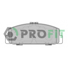 5000-1721 PROFIT Комплект тормозных колодок, дисковый тормоз