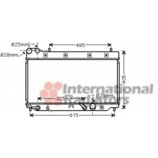 25002195 VAN WEZEL Радиатор, охлаждение двигателя