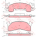 GDB4026 TRW Комплект тормозных колодок, дисковый тормоз