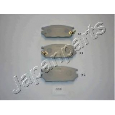 PP-510AF JAPANPARTS Комплект тормозных колодок, дисковый тормоз