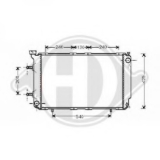 8135112 DIEDERICHS Радиатор, охлаждение двигателя