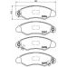 P 78 012 BREMBO Комплект тормозных колодок, дисковый тормоз