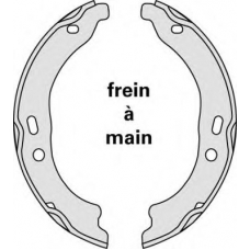 M851 MGA Комплект тормозных колодок, стояночная тормозная с
