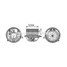 BW8454 AVA Электродвигатель, вентиляция салона