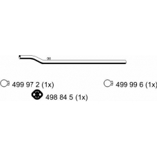 112536 ERNST Труба выхлопного газа