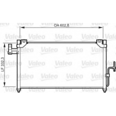 818086 VALEO Конденсатор, кондиционер