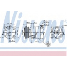 89257 NISSENS Компрессор, кондиционер