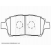 ADT342105 BLUE PRINT Комплект тормозных колодок, дисковый тормоз