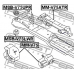 MM-V75 FEBEST Подвеска, двигатель