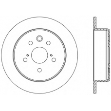 BDR2460.10 OPEN PARTS Тормозной диск