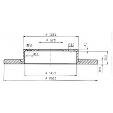 BDC4745 QUINTON HAZELL Тормозной диск