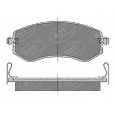 SP 393 PR SCT Комплект тормозных колодок, дисковый тормоз