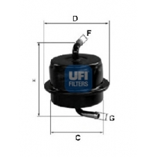 31.565.00 UFI Топливный фильтр