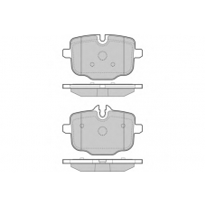 12-1450 E.T.F. Комплект тормозных колодок, дисковый тормоз