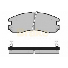 PA1222 BRAKE ENGINEERING Комплект тормозных колодок, дисковый тормоз