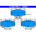 13.0460-5893.2 ATE Комплект тормозных колодок, дисковый тормоз