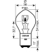 7351 OSRAM Лампа накаливания, фара дальнего света; лампа нака