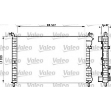 732768 VALEO Радиатор, охлаждение двигателя