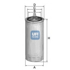 24.120.00 UFI Топливный фильтр