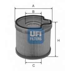 26.691.00 UFI Топливный фильтр