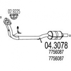 04.3078 MTS Катализатор