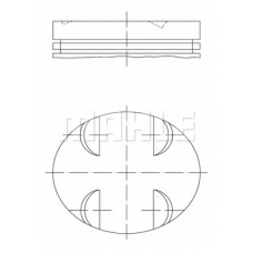 005 24 01 MAHLE Поршень