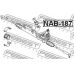 NAB-187 FEBEST Подвеска, рулевое управление