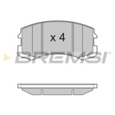 BP3192 BREMSI Комплект тормозных колодок, дисковый тормоз