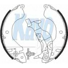 BS-6404 KAVO PARTS Комплект тормозных колодок