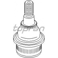 401 673 TOPRAN Несущий / направляющий шарнир