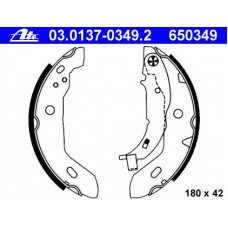 03.0137-0349.2 ATE Комплект тормозных колодок