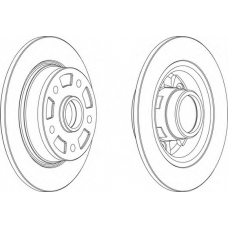 DDF855-1 FERODO Тормозной диск