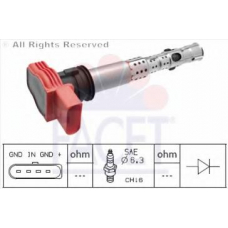 9.6327 FACET Катушка зажигания