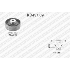 KD457.09 SNR Комплект ремня грм